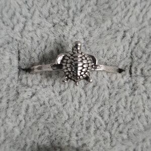 Silver Turtle Ring